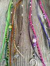Boho Feder Haarclip mit echten Steinen und Charms